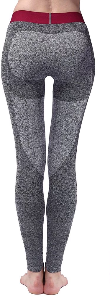 Workout Leggings Yoga Pants, Gym Athletic Tights For Women Mid Waist Seamless Running Sports Deep Gr 6 Workout Leggings Yoga Pants, Gym Athletic Tights For Women Mid Waist Seamless Running Sports Deep Gr - Image 4