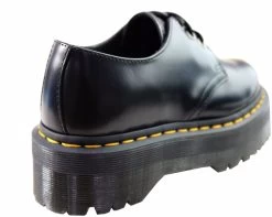 Dr. Martens Dr Martens 1461 Quad Polished Smooth Lace Up Comfortable Unisex Shoes - Black -Madam Clothing Store 619175a23e6a51d7feb9091f1f40657b