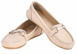 Lizza Women's Loafers - Beige -Madam Clothing Store 61f433c8d5f344c46ab074382dd39e82