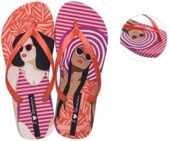 Ipanema Shoes SOL PARA TODAS Womens Grendene Shoes In Pink/Red