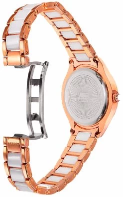 Akribos XXIV Women's Quartz Diamond Oyster Shell Pattern Rose-Tone Bracelet Watch - Rose Gold/White 8 Akribos XXIV Women's Quartz Diamond Oyster Shell Pattern Rose-Tone Bracelet Watch - Rose Gold/White -Madam Clothing Store 648de8c7 91b0 43c8 9d3a 5ed048f3d514