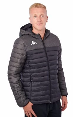 Kappa Mens Training Lamezio Black/ Grey Peformance Jacket -Madam Clothing Store 6528b316cb4b5648e1d8eed046f2f8d5