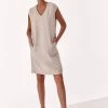 Tatuum Women's Dress Fianiko-Beige Melange -Madam Clothing Store 66af6a29d8b78408c1cbf6f836df3c46