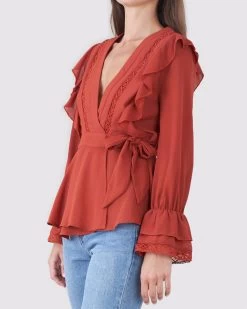 Amelius Women's Anja Tops - Rust -Madam Clothing Store 6717250a 5d50 43df 81d4 0aec91517946