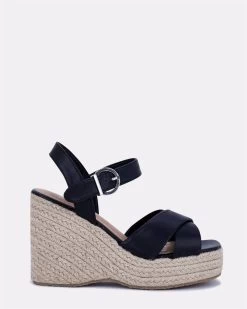 Novo Shoes BALTO Womens Wedges Shoes In Black