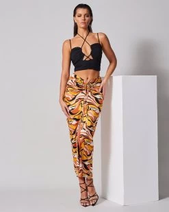 BWLDR Women's Coyote Skirt X Kristina - Yellow Sunset -Madam Clothing Store 6aaa28059158dde7cce9d6041cbfb993