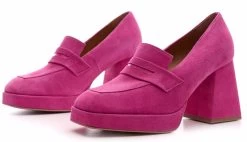 BOSCCOLO Women's Leather Pink Pumps