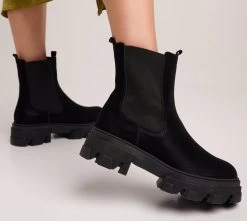 BOSCCOLO Women's Leather Black Boots