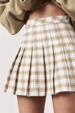 Factorie Pleated Skirt Green -Madam Clothing Store 6e4819e41e34694825d012d56ae61272