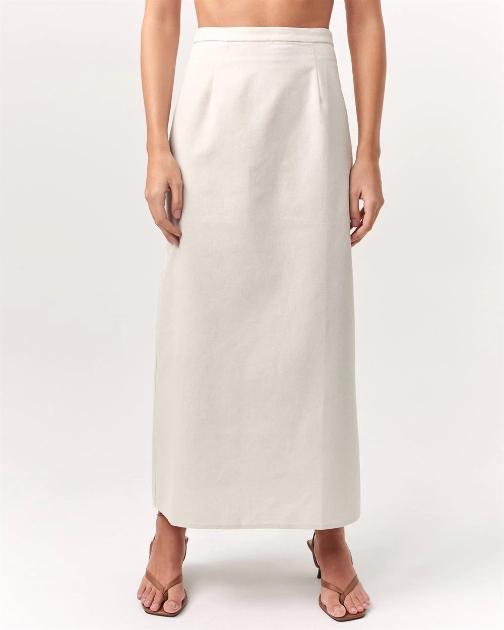 ST MRLO Women's Wave Midi Skirt - Wheat 7 ST MRLO Women's Wave Midi Skirt - Wheat - Image 5