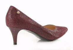 BOSCCOLO Women's Leather Spike Heels Plum -Madam Clothing Store 6fab7cc1e0865aac87b333b149e15406