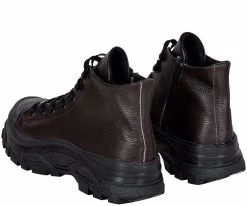 Noosy Women's Genuine Leather Boots - Dark Brown -Madam Clothing Store 6fd6f250 dcb2 45ed 9784 7b19e9b9129d