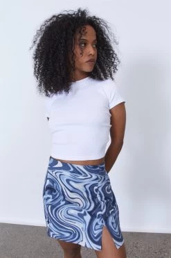 Factorie Tie Back Short Sleeve White