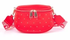 BOSCCOLO Woman's Leather Shoulder Bag Red -Madam Clothing Store 778b29b4 7c95 482f 8c5d 0cb7127e5e95