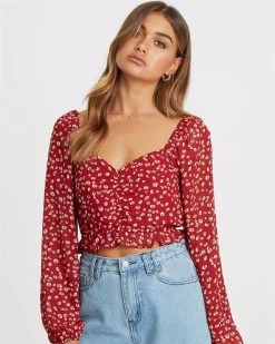 CALLI Women's Olivia Frill Top - Garden Floral 12 CALLI Women's Olivia Frill Top - Garden Floral -Madam Clothing Store 77fdcdf1dd18d8aa914788fc1b255e0d
