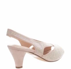 Clarice Nagle Leather Heeled Sandals - Champagne -Madam Clothing Store 7827ee80 3f2b 4814 879e 7132a18b95f2