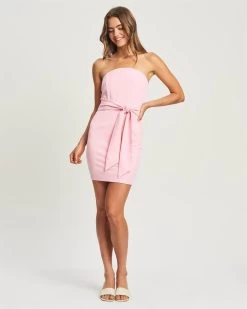 CALLI Women's Bron Mini Dress - Pink -Madam Clothing Store 792e9a093a08677f85ee00e14b9caff9