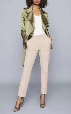 Reiss Women's India Utility Jacket - Khaki