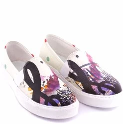 Streetfly Women's Slip-On Sneakers - Paint
