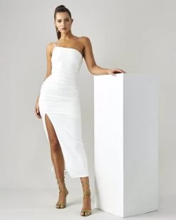 BWLDR Women's Matias Dress X Kristina - White