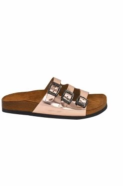 Moosefield Unisex Leather Sandals - Rose