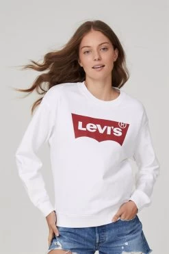 Cotton On Levis Graphic Standard Crew White