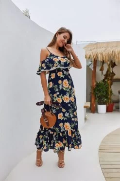 Pretty Summer Women's Dress - Navy -Madam Clothing Store 7fa0c877 e2ec 4c62 8f97 991d4a46274a