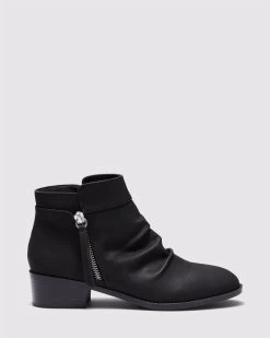 Novo Shoes DAGALI Womens Winter Boots Shoes In Black