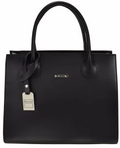 BOSCCOLO Women's Black/3colour Leather Shoulder Bag -Madam Clothing Store 8305002a c3d9 402a a4c9 fc459fab35c2