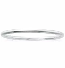 Zamel's Sterling Silver 60X4mm Polished Golf Bangle