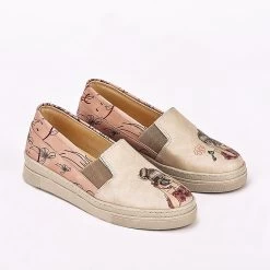 Streetfly Women's Slip-On Sneakers - Printed Colourful