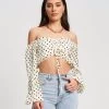 SAVEL Women's Mila Blouse - Ivory Polka Dot -Madam Clothing Store 85c69c3030a5fbe76e5ed6ab893ae4d5