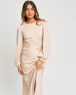 CHANCERY Women's Fitzgerald Dress - Champagne -Madam Clothing Store 85ef2e668c6a768f4b97645b992a4a1e