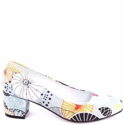 Streetfly Women's Mid Heels - Printed Colourful