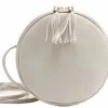 Beakey Women Circular PU Leather Crossbody Purse Phone Shoulder Bag-White -Madam Clothing Store 89b54be30ff59d3992135b7557d8793f