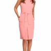 Salmon Pink Dress -Madam Clothing Store 8a578a06f3e4ebf9f55be5fd76999bd0
