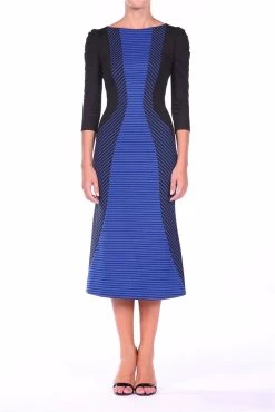 Lea Lis By Isabel Garcia Women's Dress Mid-length Black/Blue