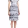 Oscar De La Renta Silk-Lined Sheath Dress -Madam Clothing Store 8c10539f13baa3fbd42b9167e175426d