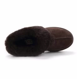 Oz Natives UGG Unisex Home Slipper With Sheepskin Cuff - Chocolate -Madam Clothing Store 8c742a6acbd0caed06787860c8d4fb81