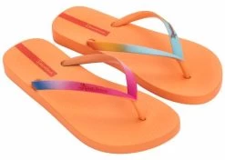 Ipanema Shoes MULTICORES Womens Grendene Shoes In Orange Multi