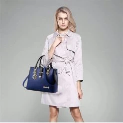 Beakey Women Large Capacity Tote Bag Shoulder Crossbody Bags-DarkBlue -Madam Clothing Store 90c08114a8f2fb08148bdbbe6fd5bade