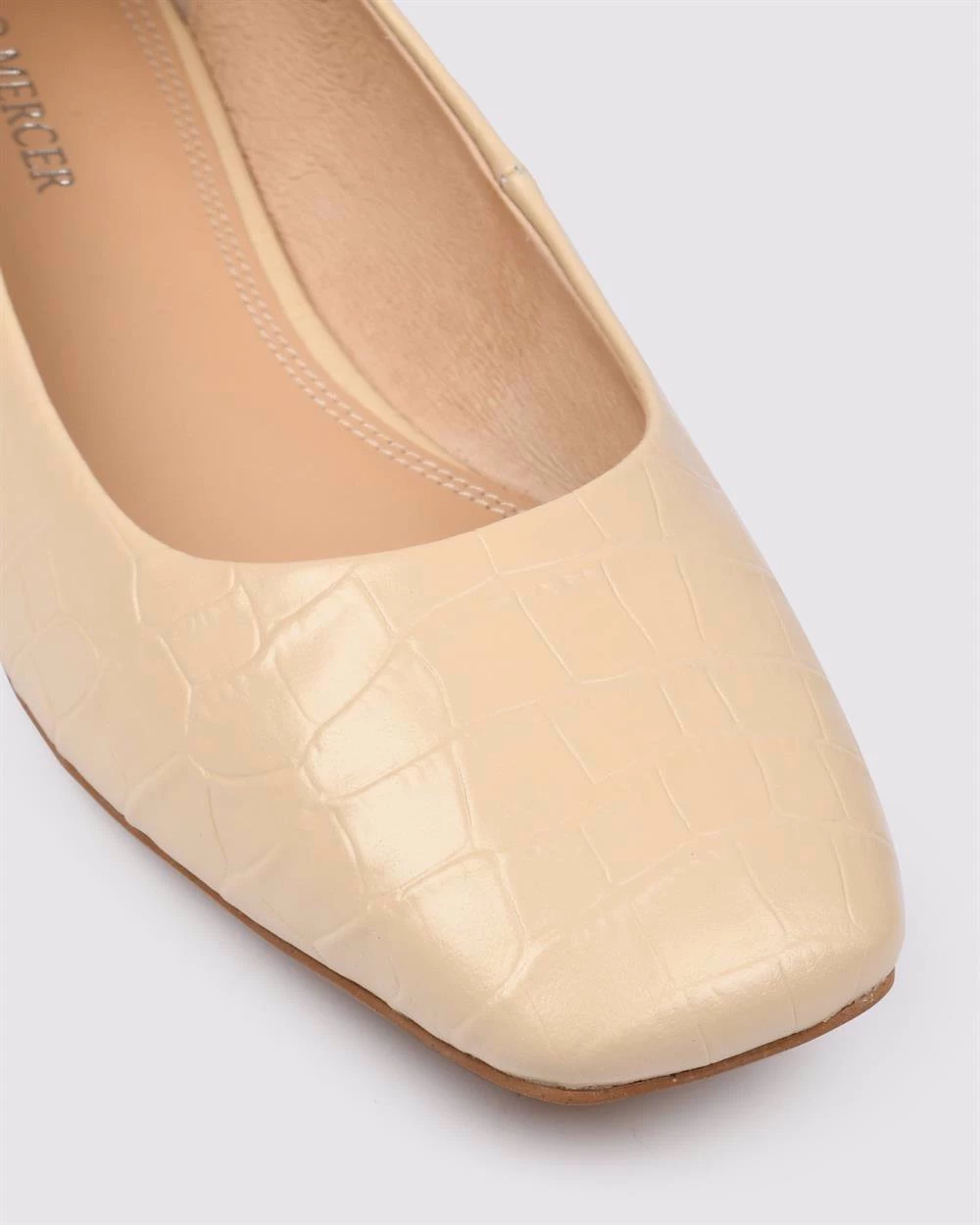 Women's Inara Dress Flats Butter Croc 6 Women's Inara Dress Flats Butter Croc - Image 4