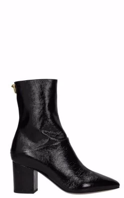 Valentino Garavani Women's Ankle Boots Patent Leather Black