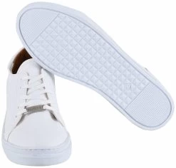 Noosy Women's First Class Leatherette Sneakers - White -Madam Clothing Store 9399fa22 3c77 45ca 87a7 78db09d3b2da