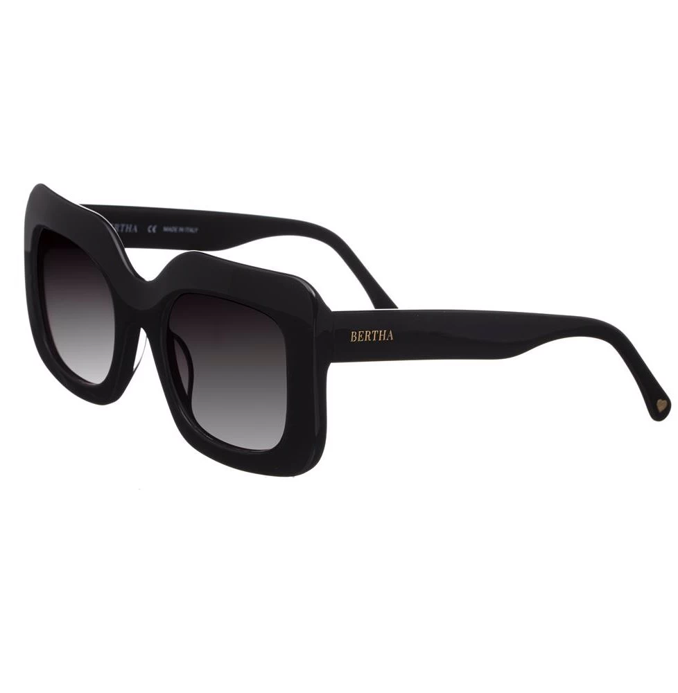 Bertha Women's Talitha Handmade In Italy Sunglasses - Black 3 Bertha Women's Talitha Handmade In Italy Sunglasses - Black