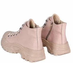 Noosy Women's Genuine Leather Boots - Powder -Madam Clothing Store 9434a05e 5511 4425 a4b5 28be921b4cf2