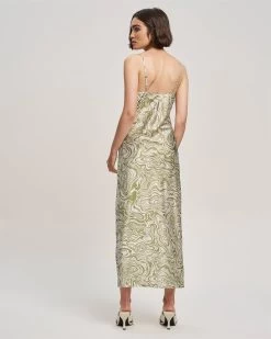 ST MRLO Women's York Dress - Olive Abs Swirl -Madam Clothing Store 94c6fa2fc4d50aa07b25c749d22b2abe