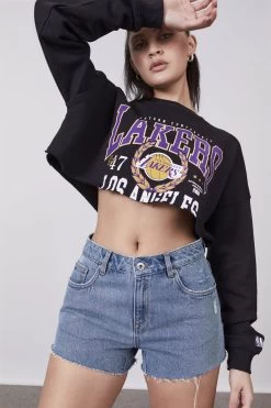 Factorie Mini Denim Short Blue