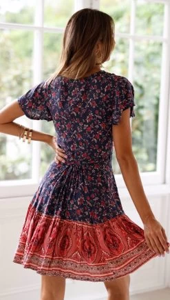 Pretty Summer Women's Dress - Fuschia -Madam Clothing Store 966032e0854fed71b9f47cbab93a1331