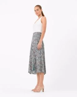 Cielo Printed Midi Skirt -Madam Clothing Store 967969f6bc22c8773dcc1d64f8e10ca7